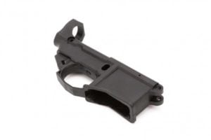 AR-15 80% Polymer Lower Receiver, Black - Side View