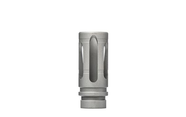 The Delta 556 helps with muzzle control with its linear ports which also perform great as a flash suppressor