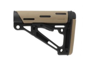 Hogue AR-15/M16 Overmolded Collapsible Stock Mil-Spec Flat Dark Earth FDE