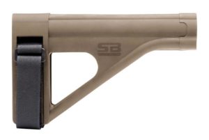 sb tactical ar-15 sob stabilizing pistol brace fde