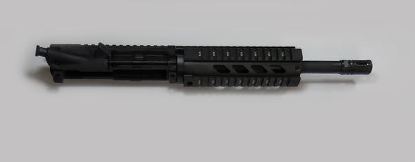 300 10.5" blackout pistol upper 7 inch Quad Rail No Bolt Carrier Group
