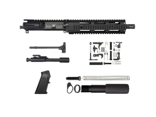 10.5 AR-15 Pistol Kit 10″ Quadrail Upper Assembled No 80% Lower