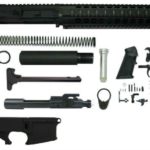 10.5 inch pistol kit 10" Quad Rail with upper assembled with 80 percent lower receiver