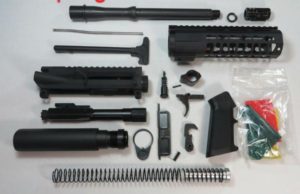 10.5″ 300 AAC Blackout Pistol Kit 7″ Keymod Rail Unassembled NO Lower