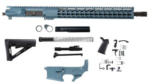 Shop 16″ AR-15 Rifle Kit with 15″ Slim Keymod in Titanium Blue