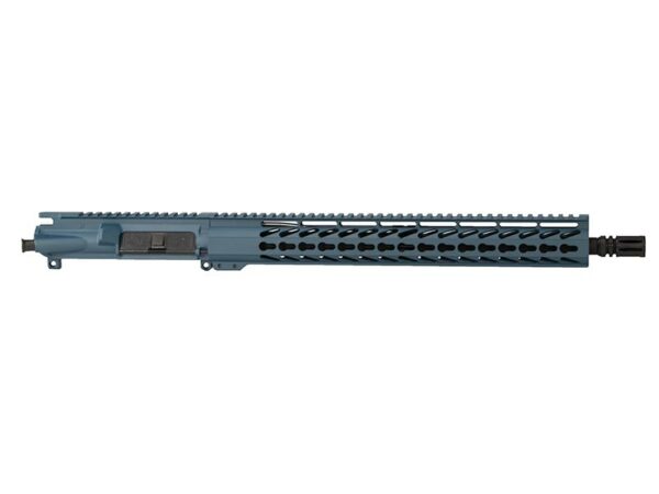 16" AR-15 Rifle Kit with 15" Slim Keymod with 80% Lower Receiver - Titanium Blue