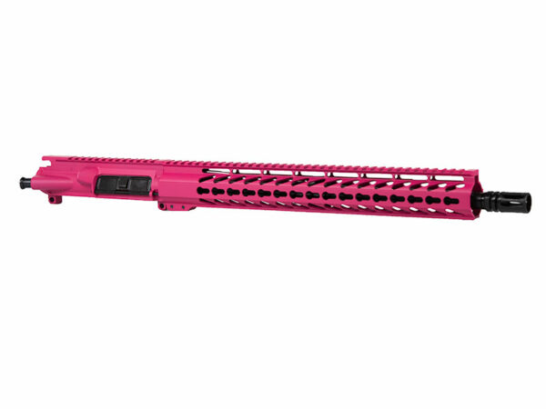 Pink AR15 Upper Assembly with Keymod Handguard