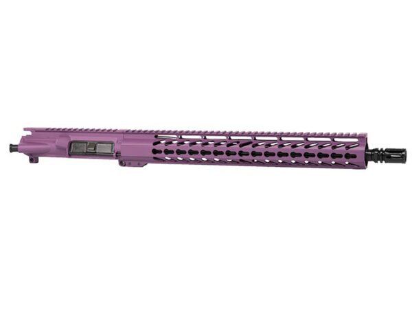 Stylish 16-inch Purple AR15 Upper with 15-inch Keymod Handguard