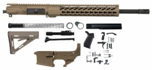 Flat Dark Earth 16″ 300 AAC Rifle Kit with 12″ Keymod with lower