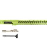 5.5616" Green Upper 15 Keymod Nickel Bolt carrier