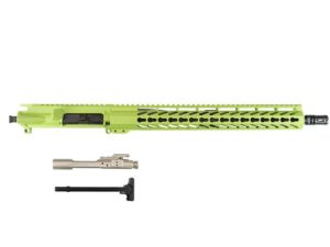 16″ Zombie Green AR-15 Upper 15″ Free Float Keymod NIB BCG and Charging Handle