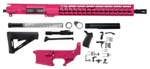 Pink 16″ Rifle Kit 5.56 with 15″ Keymod with Lower