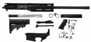 16″ 300 Blackout 7″ Quad Rail Upper Assembled Rifle Kit with 80% Lower