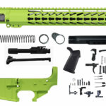 Zombie Green 16″ Rifle Kit 5.56 15″ Slim Keymod with Lower