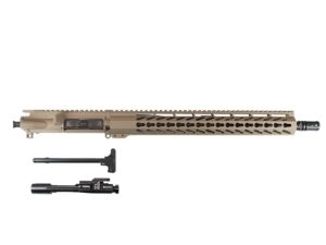 16″ Flat Dark Earth AR-15 Upper 15″ FDE Free Float Keymod with BCG and Charging Handle