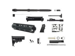 AR-15 Rifle Kit complete with 10″ Quadrail NO Lower Unassembled