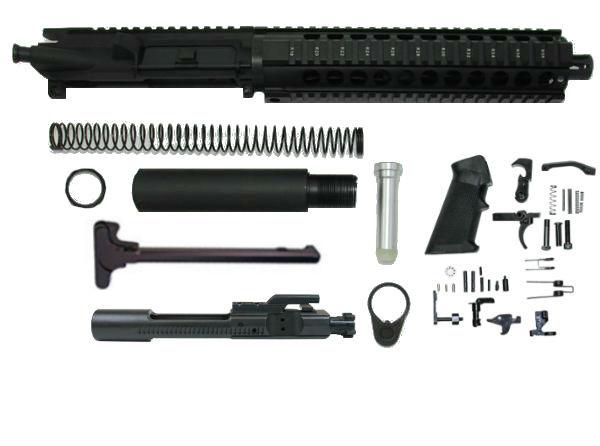 10.5" 300 AAC Blackout Pistol Kit 10" QuadRail Upper Assembled WITHOUT Lower