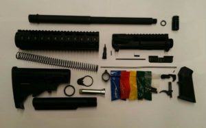 16″ 300 BLK Blackout Complete Rifle Kit with No Lower