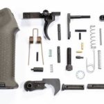 DPMS AR-10 308 DPMS Lower Parts Kit with Magpul Moe Grip od green