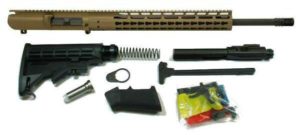 20″ Burnt Bronze 308 Rifle Kit 15″ Free Float Keymod Rail