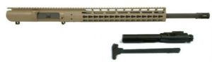 20″ 308 Upper 15″ Free Float Keymod with Bolt Carrier Group and Charging Handle Flat Dark Earth FDE