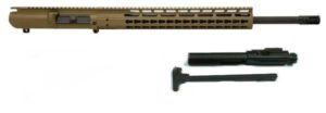 308 Burnt Bronze Upper 15″ Free Float Keymod with Bolt Carrier Group and Charging Handle