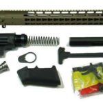 20″ 308 Rifle Kit 15″ Free Float Keymod Rail Olive Drab OD Green