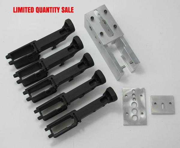 5 AR-15 anodized lowers and jig Sale