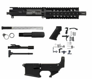 7.5″ 5.56 1×7 Pistol Kit Upper Assembled with 80% Lower