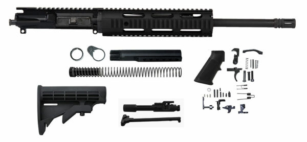 7.62 x 39 AR Rifle Kit 10″ Quadrail 1 x 10 Upper Assembled WITHOUT 80% Lower Receiver