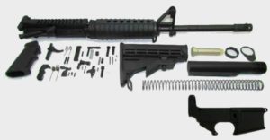 7.62×39 AR-15 A2 Sight Tower Complete Rifle Kit with 80% Lower
