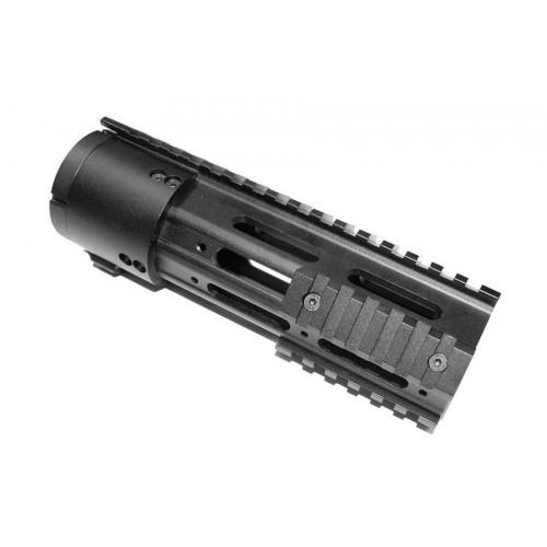 7″ Thin Profile Free Floating Handguard With Removable Rails Monolithic Top Rail
