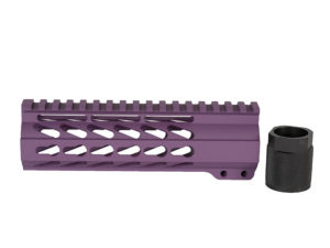 7" Cerakote Purple Keymod Rail