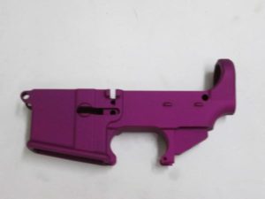 80% AR-15 Purple Lower Receiver