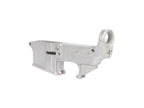 80_lower_receiver_with_fire_and_safe_markings 80% AR-15 Lower receiver Mill Finish Raw