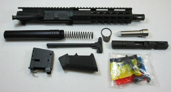 9mm AR 15 8.5 Inch Pistol Kit No Lower