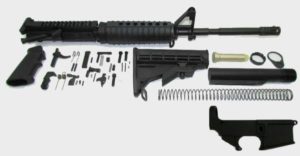 AR-15 A2 Sight Tower Complete Rifle Kit with 80% Lower