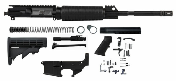 AR-15 Rifle Kit 1 x 8 Upper Assembled WITH 80% Lower