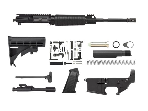 AR-15 Upper Assembly - No 80% Lower plastic handguard 1x8 AR-15 Rifle Kit 1 x 8 Upper Assembled WITH 80% Lower