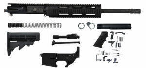 Customizable AR-15 Rifle Kit with 10-inch Quadrail Handguard and 80% Lower