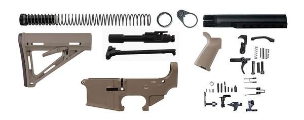 AR-15-flat-dark-earth-rifle-kit-included-parts