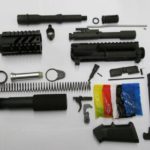 Complete AR15 pistol kit unassembled with NO lower receiver