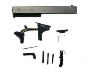 Glock 19 Compatible Polymer80 Compact 80% Pistol Frame, Jig, Tools, Complete Parts Kit