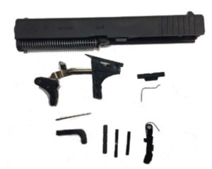 Glock 17 compatible Polymer80 kit with complete slide, lower parts