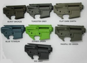 cerakote ar-15 upper and lower sets