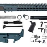 Titanium-blue-16-inch-AR-15-Rifle-kit-12-keymod-with-lower