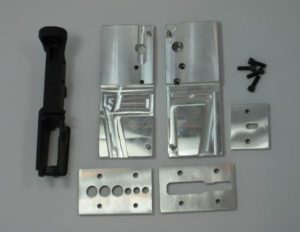 AR15 80% Lower Receiver Black Anodized and Jig kit Combination Pack