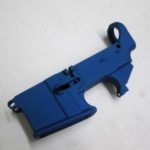 80 percent Lower receiver blue to build your custom AR15 Rifle