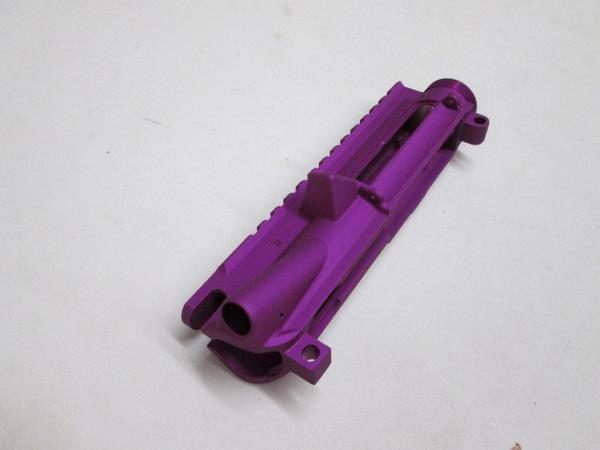 ar-15 stripped uppper receiver purple anodize