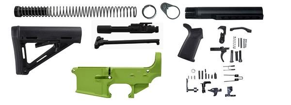 ar15-zombie-green-moe-rifle-kit-included-parts-with-lower